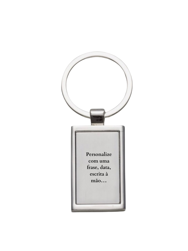 Chaveiro personalizável foto/frase - LEIA A DESCRIÇÃO - Aço Inoxidável