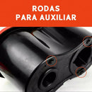 Mop Giratorio Com cabo de 140 cm Cesto Em Inox - Balde Centrífuga - C/2 Refil | Bnvt