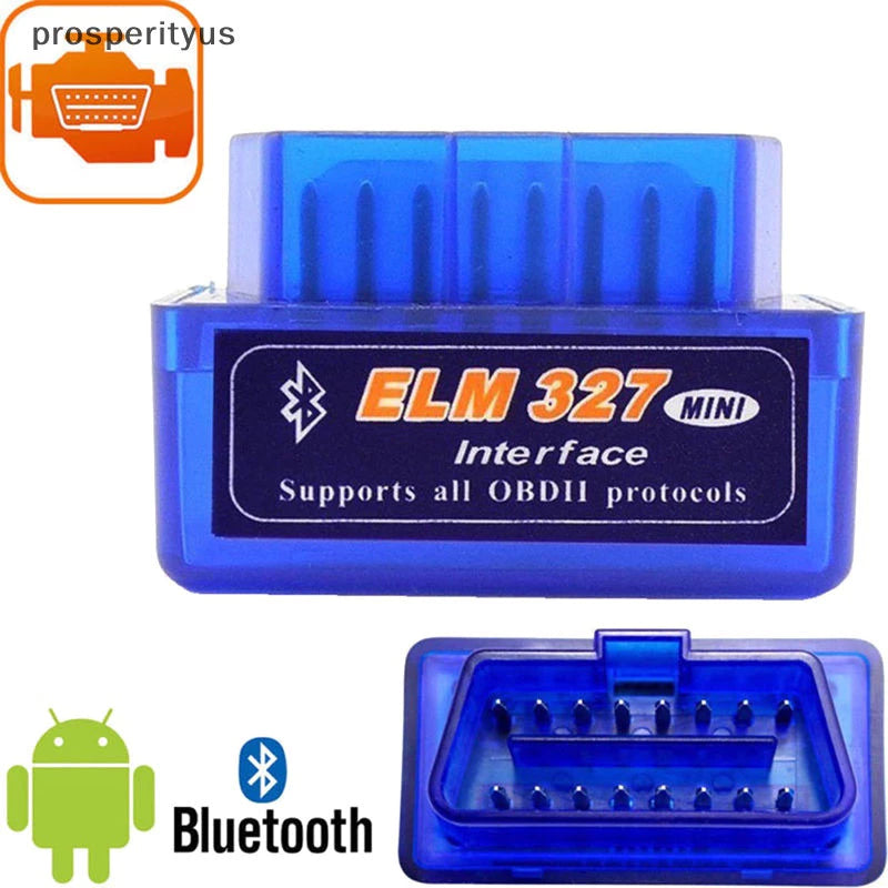 Scanner Automotivo ELM327 Bluetooth V1.5 – Diagnóstico Veicular OBD2