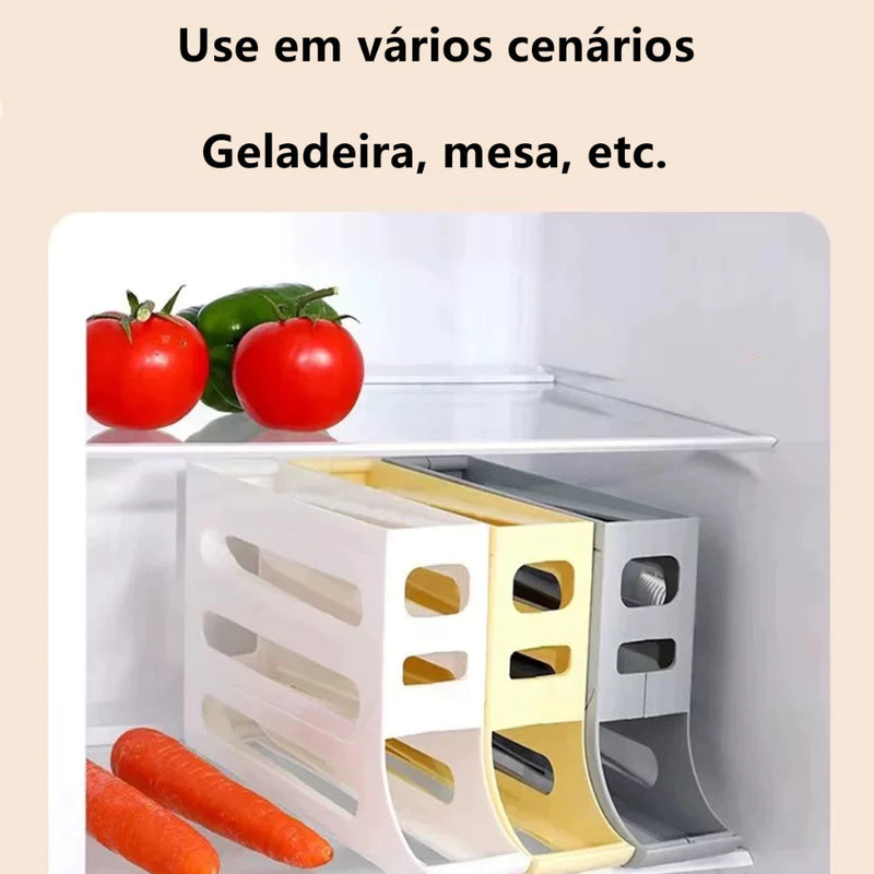 Porta Ovos Dispenser 4 Andares